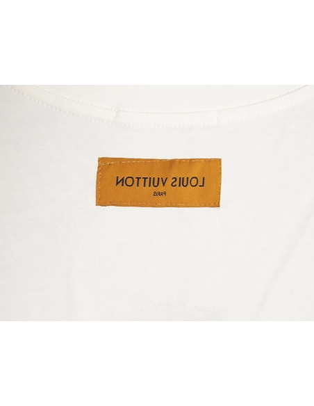Louis Vuitton embroidered logo short-sleeved shirt,Louis Vuitton