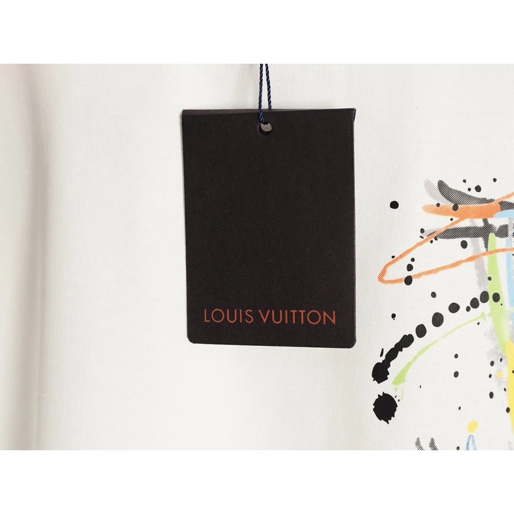 Louis Vuitton hand-painted short-sleeved T-shirt,Louis Vuitton