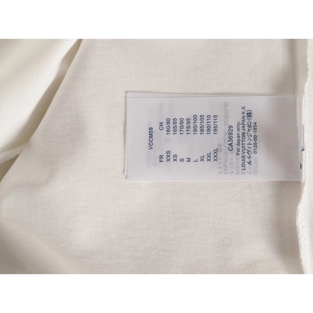 Louis Vuitton patch lettering short-sleeved T-shirt,Louis Vuitton