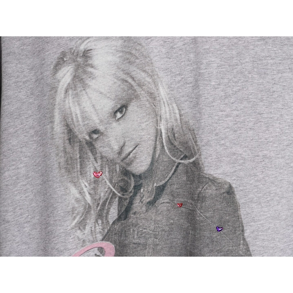 Balenciaga Britney washed round neck short sleeve T-shirt,Balenciaga