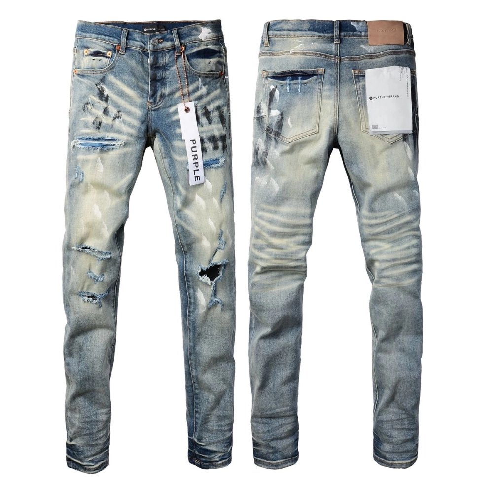 Purple Fashion Jeans USA 001
