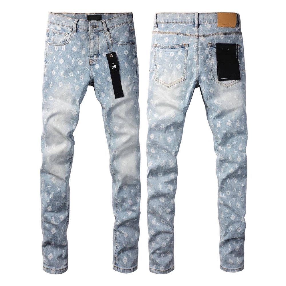 Purple Fashion Jeans USA 002