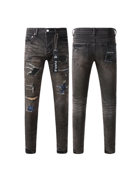 Purple Fashion Jeans USA 007