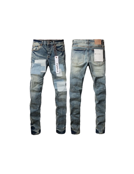 Purple Fashion Jeans USA 015
