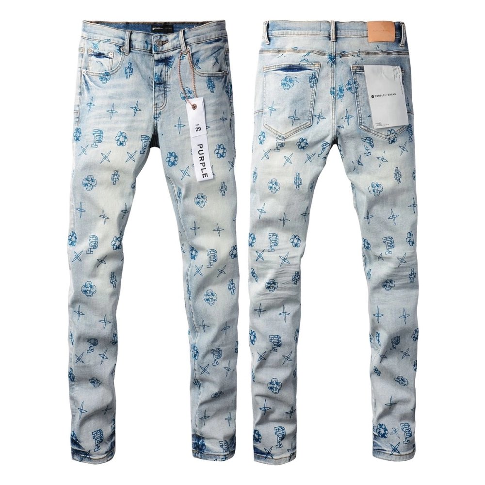 Purple Fashion Jeans USA 024
