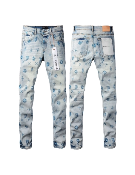 Purple Fashion Jeans USA 024