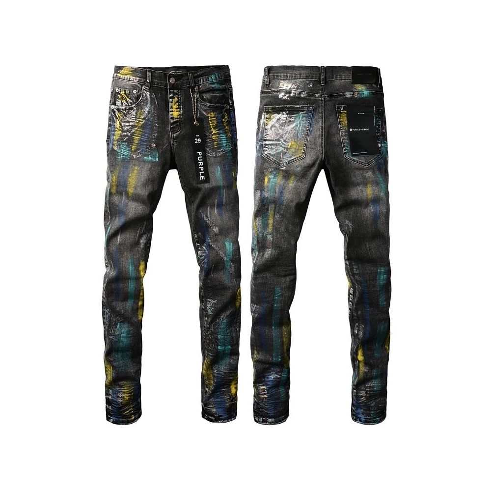 Purple Fashion Jeans USA 025