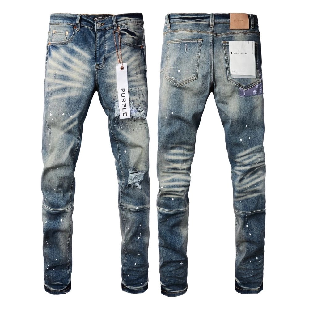 Purple Fashion Jeans USA 027