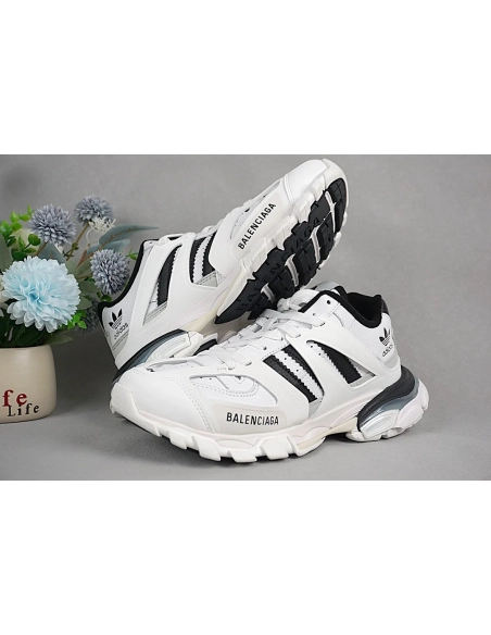 Adidas x Balenciaga Track Forum Low Shoes White Black