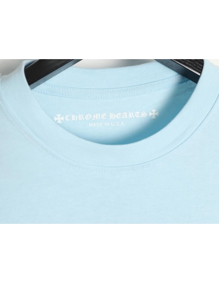 Chrome Hearts foam horseshoe long-sleeved T-shirt TSK1,Chrome Hearts