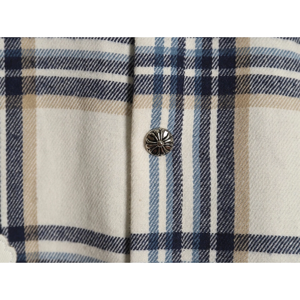 Chrome Hearts Patch Cross Shirt Jacket,Chrome Hearts