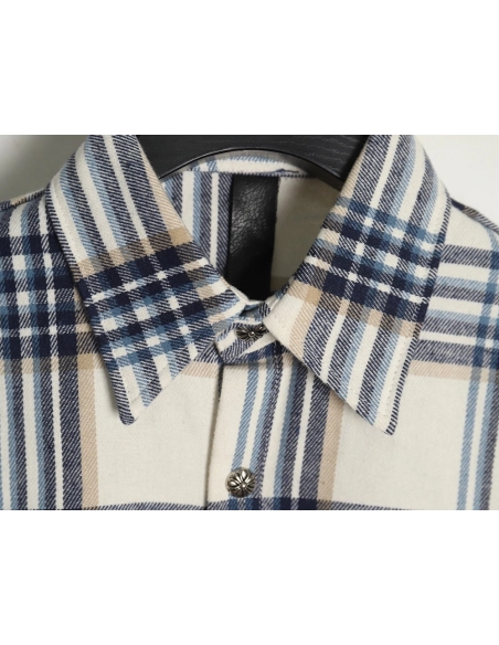 Chrome Hearts Patch Cross Shirt Jacket,Chrome Hearts