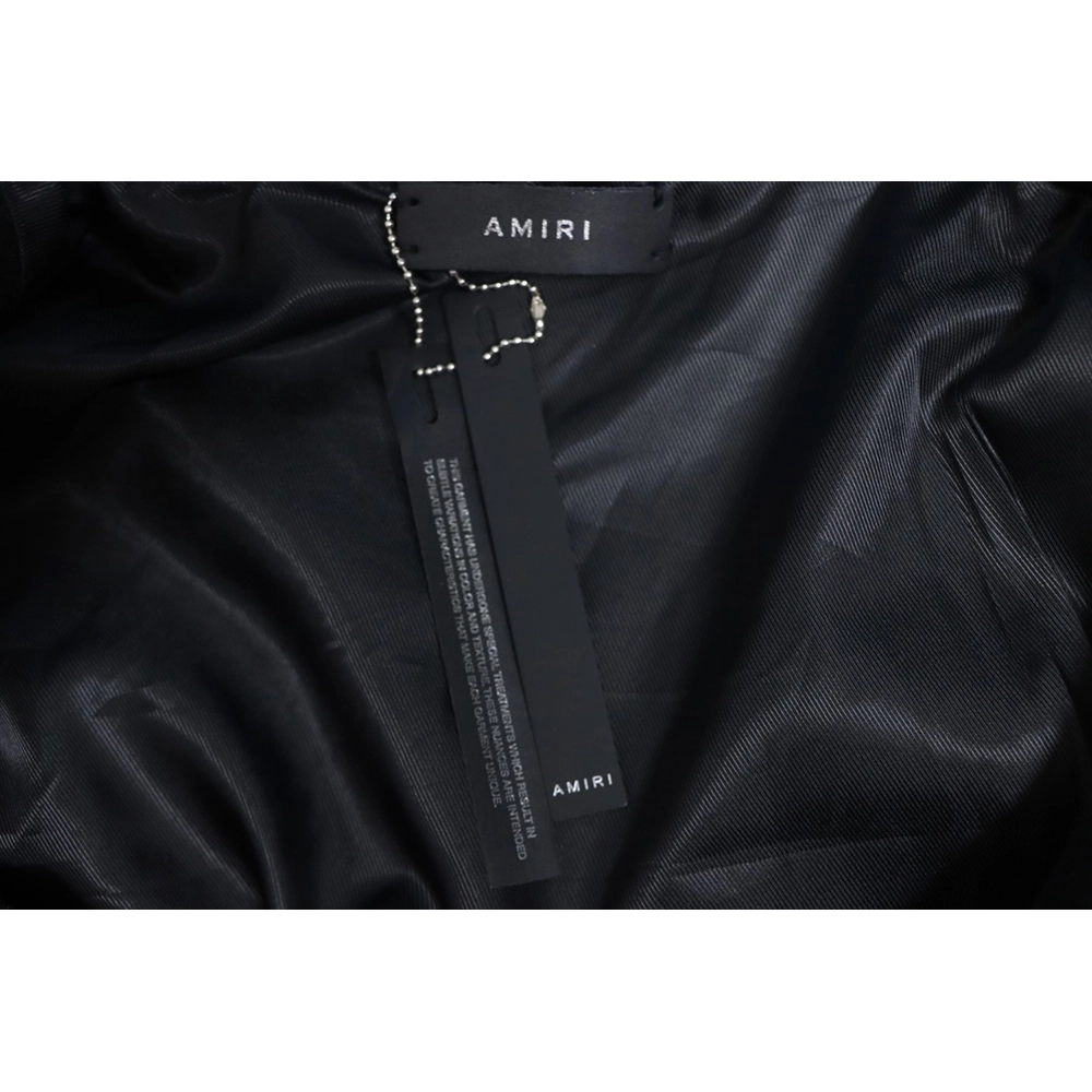 Amiri bone embroidered baseball jacket,Amiri