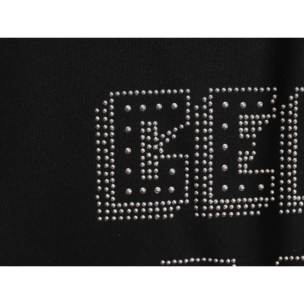 Celine studded diamond lettering hooded sweatshirt,Celine