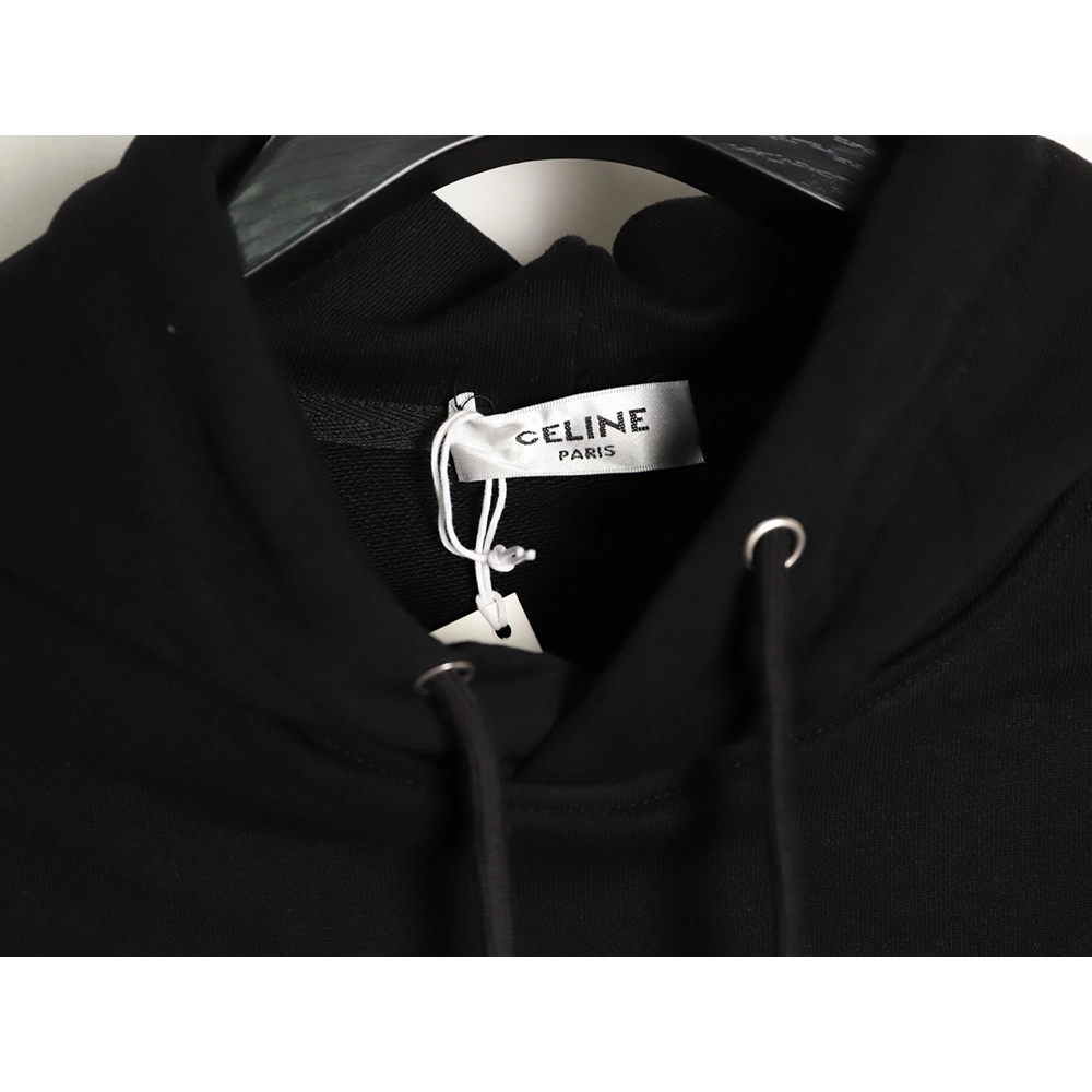 Celine studded diamond lettering hooded sweatshirt,Celine