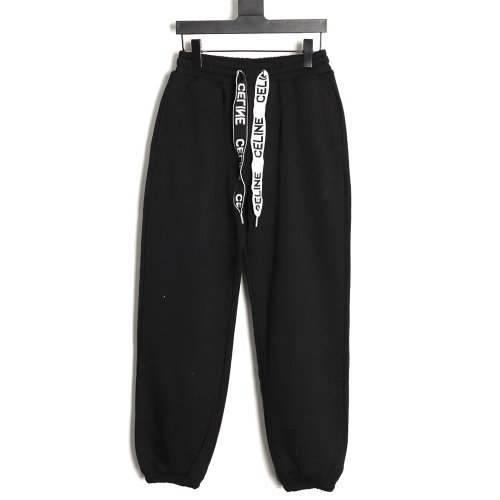 Celine Web logo sports casual pants TSK1,Celine