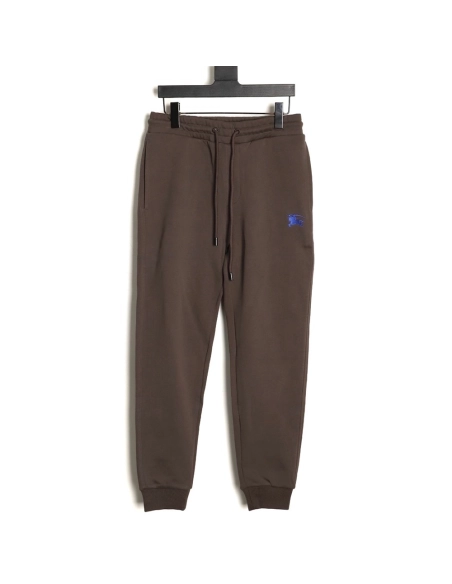 Burberry embroidered warhorse back pocket logo trousers,Burberry
