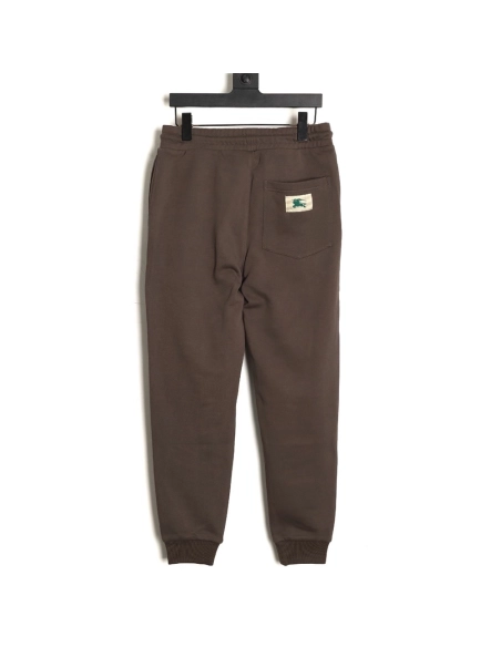 Burberry embroidered warhorse back pocket logo trousers,Burberry