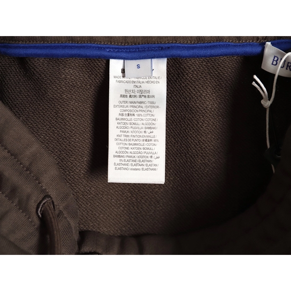 Burberry embroidered warhorse back pocket logo trousers,Burberry