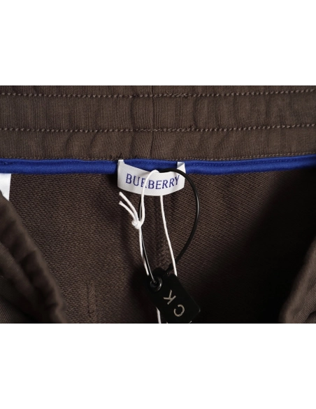 Burberry embroidered warhorse back pocket logo trousers,Burberry
