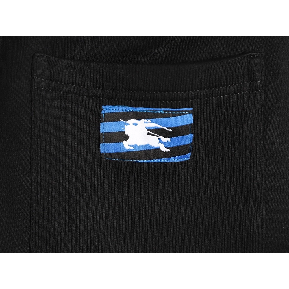 Burberry embroidered warhorse back pocket logo trousers TSK1,Burberry