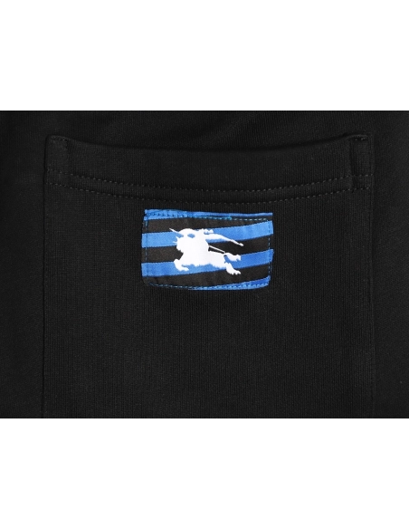 Burberry embroidered warhorse back pocket logo trousers TSK1,Burberry