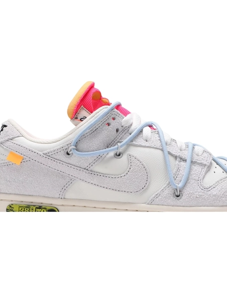OffWhite x Dunk Low Lot 38 of 50,Dunk SB,NIKE SHOES Reps