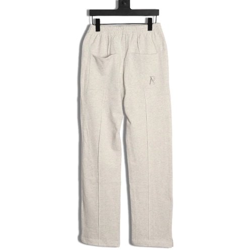 Represent distressed washed embroidered logo straight-leg drawstring sweatpants,Represent