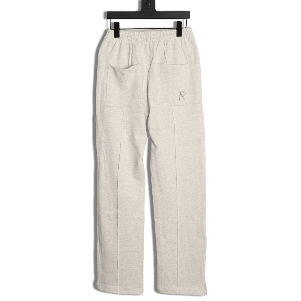 Represent distressed washed embroidered logo straight-leg drawstring sweatpants,Represent