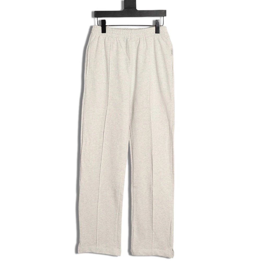 Represent distressed washed embroidered logo straight-leg drawstring sweatpants,Represent