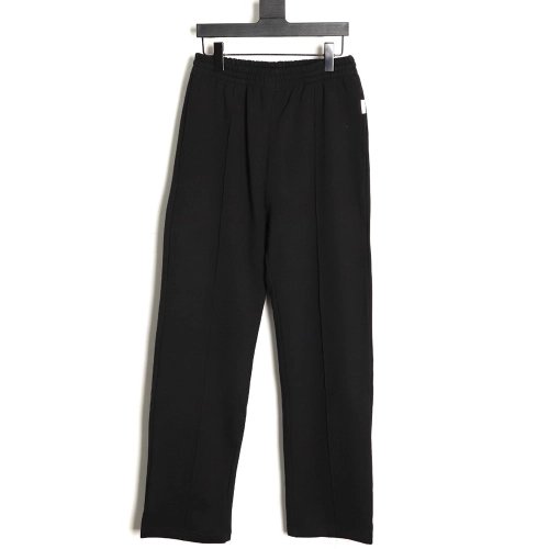 Represent distressed washed embroidered logo straight-leg drawstring sweatpants TSK1,Represent