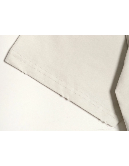 Balenciaga Klein blue front and back embroidered lettering short-sleeved T-shirt,Balenciaga