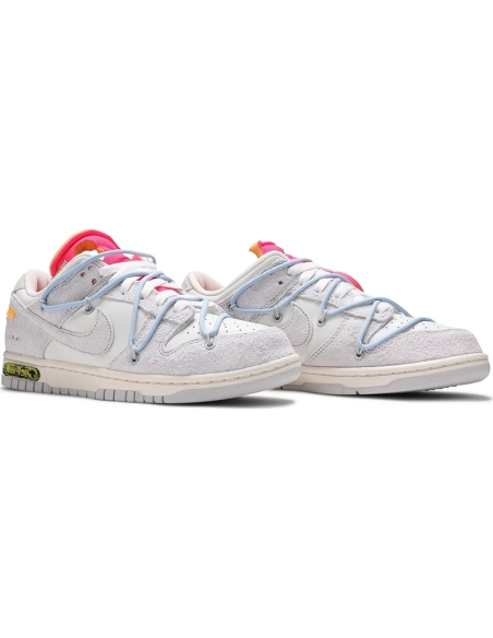 OffWhite x Dunk Low Lot 38 of 50,Dunk SB,NIKE SHOES Reps