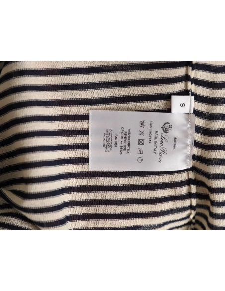 Loro Piana striped knitted Polo short-sleeved,Loro Piana