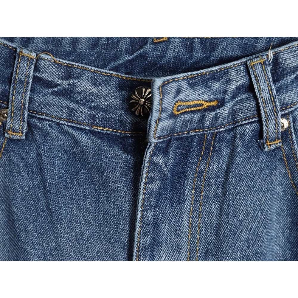 Chrome Hearts Back Sanskrit Cross Leather Pants,Chrome Hearts