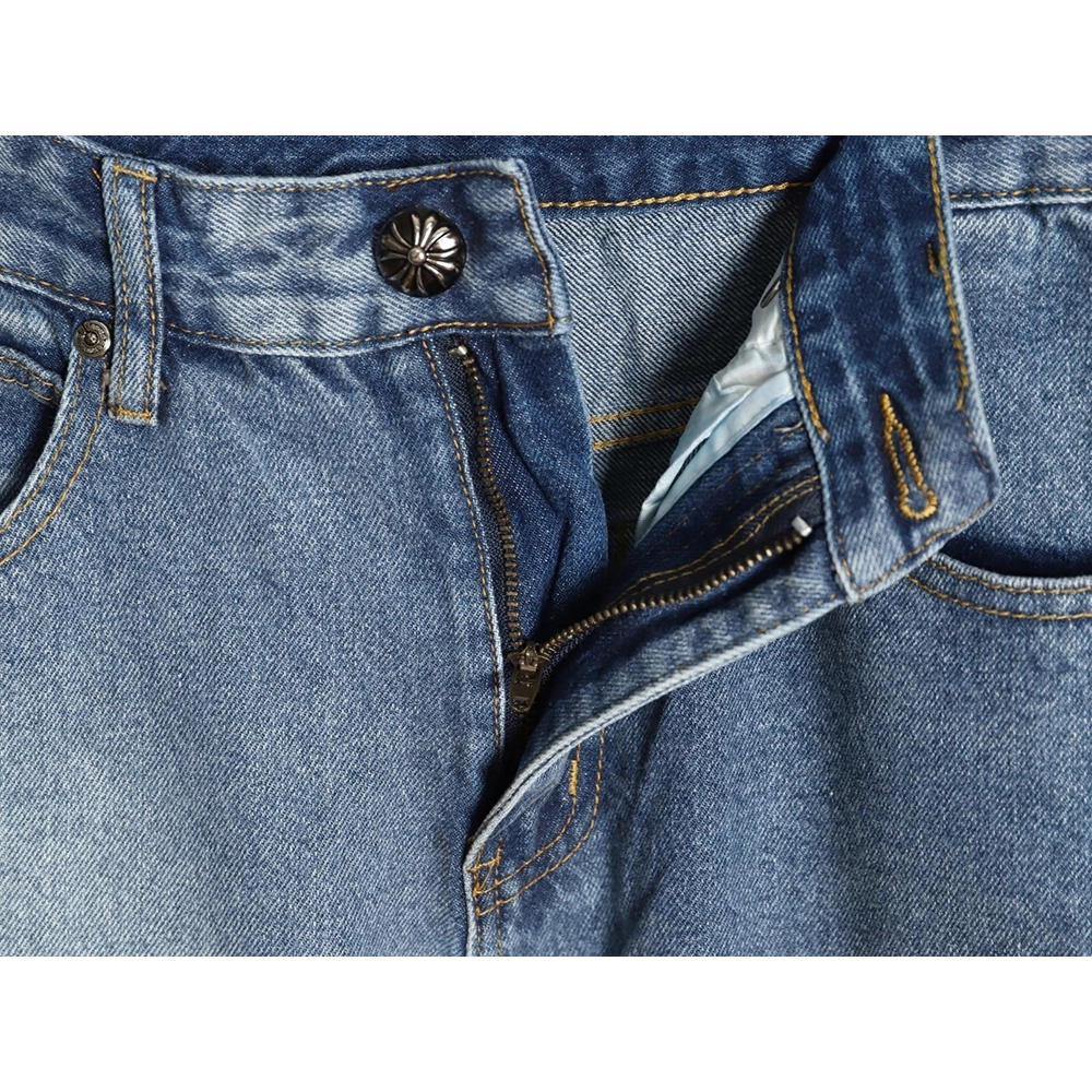 Chrome Hearts Back Sanskrit Cross Leather Pants TSK2,Chrome Hearts