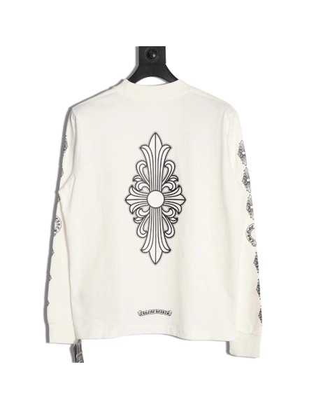 Chrome hearts back cross round neck long sleeves,Chrome Hearts