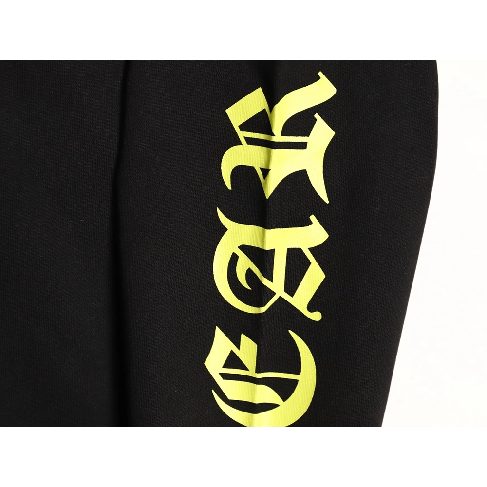 Chrome hearts neckline colorful Sanskrit round neck long sleeves TSK1,Chrome Hearts