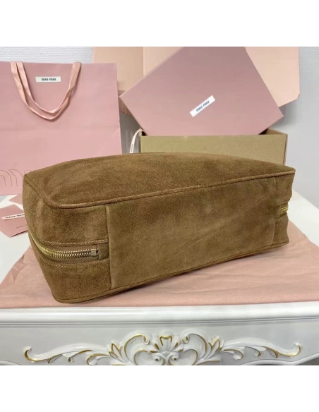 Miu Miu Suede Beau bags 5BB117 34X23X10cm,Miu Miu Bags