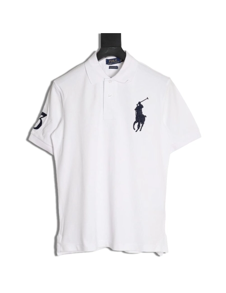 Ralph Lauren Big Pony short-sleeved polo shirt with embroidered logo,Ralph Lauren