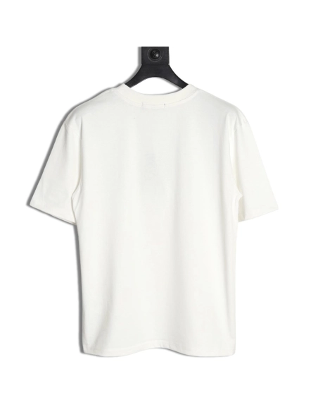 Fendi Little Monster Eyes FF Leather Brand Pocket Short Sleeve,Fendi