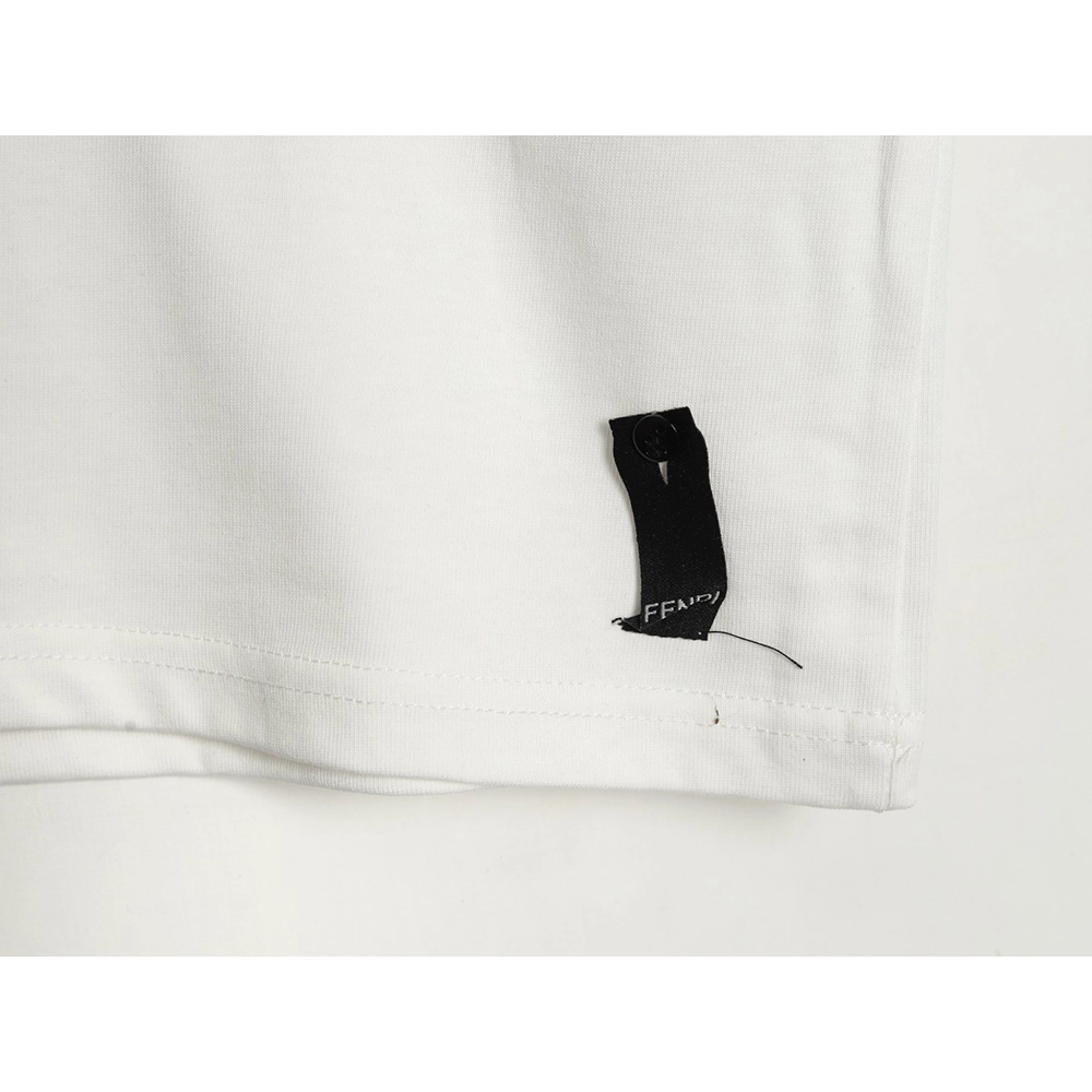 Fendi Little Monster Eyes FF Leather Brand Pocket Short Sleeve,Fendi