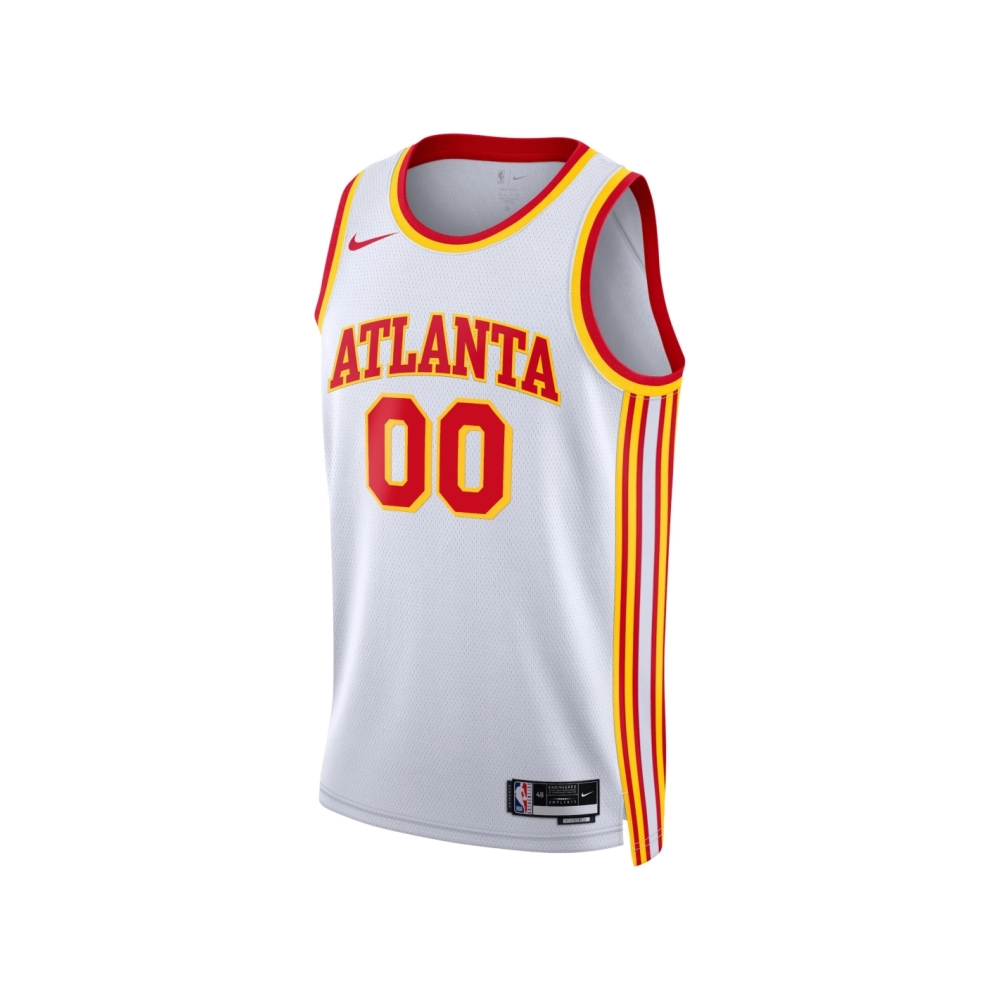 Unisex Atlanta Hawks White Swingman Custom Jersey - Association Edition,Atlanta Hawks,NBA,JERSEY with free shipping