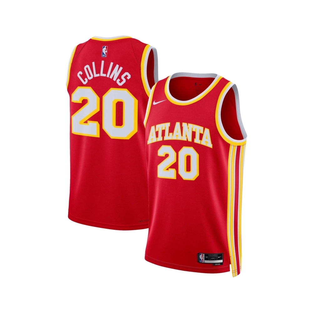 Unisex Atlanta Hawks John Collins Red Swingman Jersey - Icon Edition,Atlanta Hawks,NBA,JERSEY with free shipping