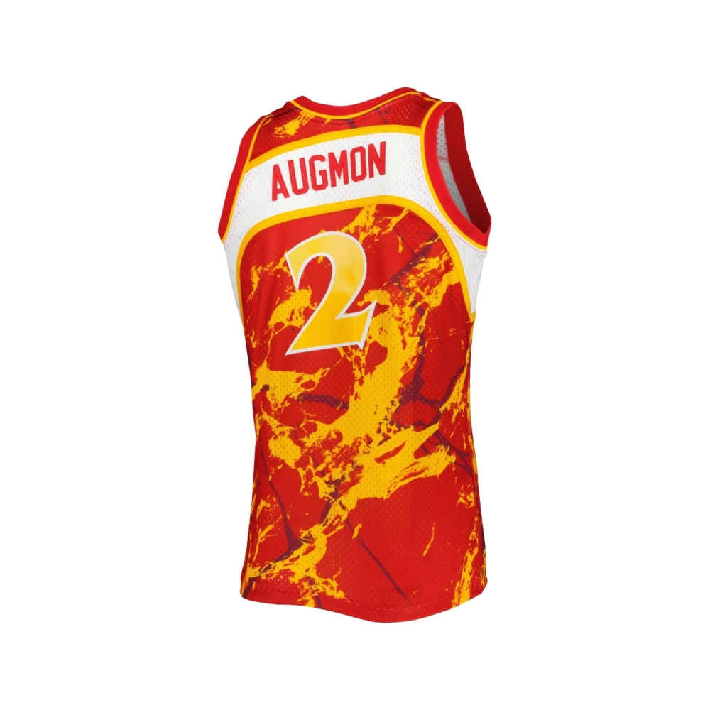 Mens Atlanta Hawks Stacey Augmon Red 1991 92 Hardwood Classics Marble Swingman Jersey,Atlanta Hawks,NBA,JERSEY with free shippin