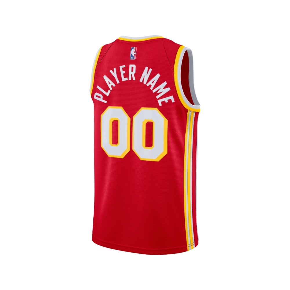 Mens Atlanta Hawks Red 2020 21 Swingman Custom Jersey - Icon Edition,Atlanta Hawks,NBA,JERSEY with free shipping