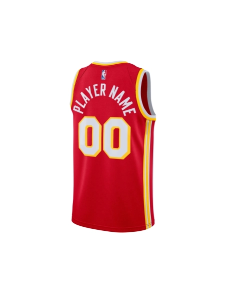 Mens Atlanta Hawks Red 2020 21 Swingman Custom Jersey - Icon Edition,Atlanta Hawks,NBA,JERSEY with free shipping