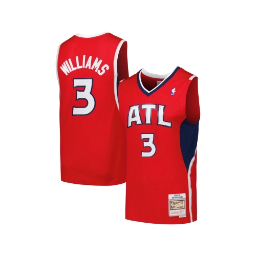 Mens Atlanta Hawks Lou Williams Red 2001 02 Hardwood Classics Swingman Jersey,Atlanta Hawks,NBA,JERSEY with free shipping