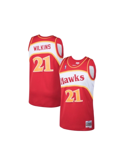Mens Atlanta Hawks Dominique Wilkins Red 1986 87 Hardwood Classics Swingman Jersey,Atlanta Hawks,NBA,JERSEY with free shipping