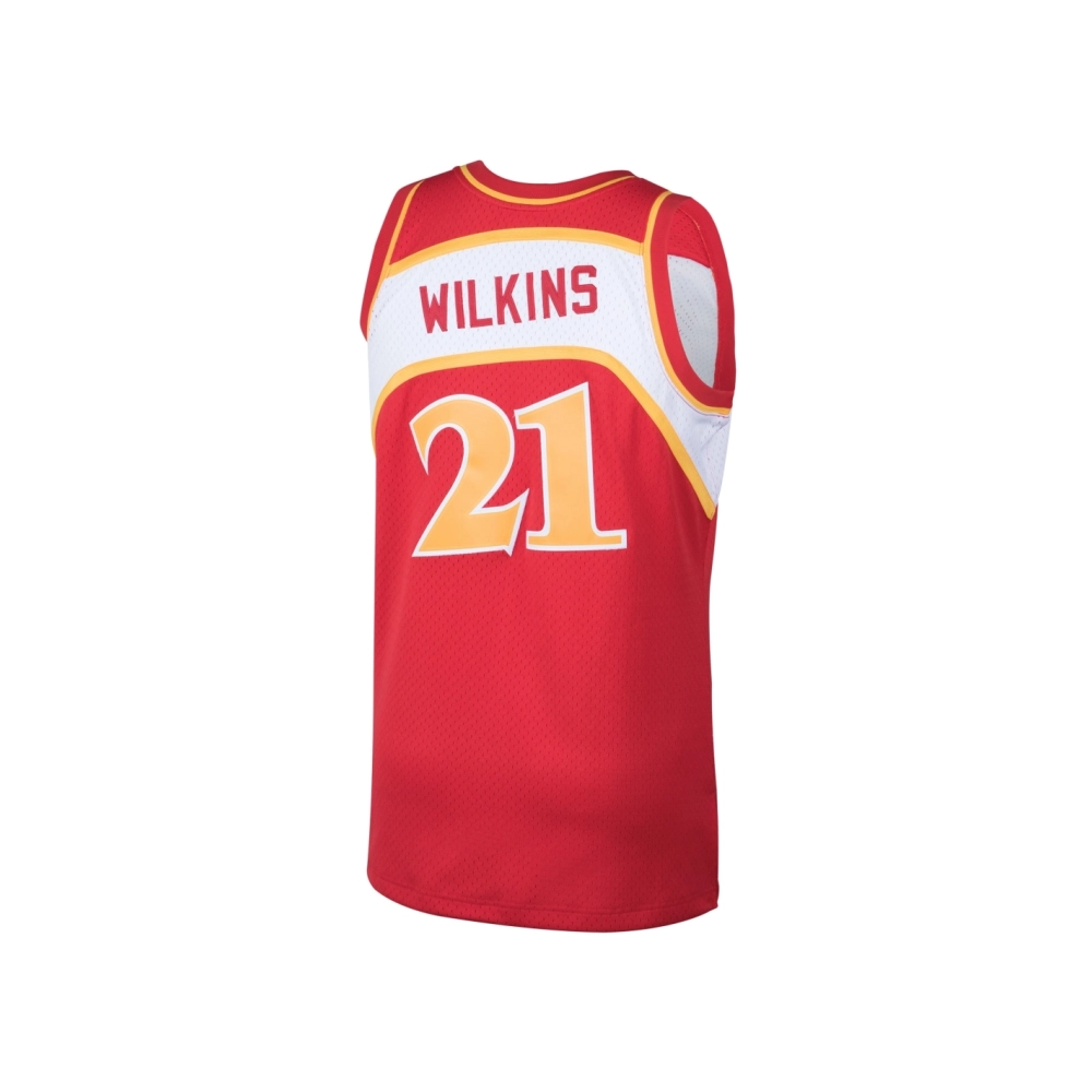 Mens Atlanta Hawks Dominique Wilkins Red 1986 87 Hardwood Classics Swingman Jersey,Atlanta Hawks,NBA,JERSEY with free shipping